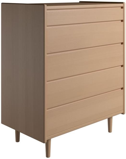 Elegant kommode med 5 skuffer – tidløst design til hjemmet