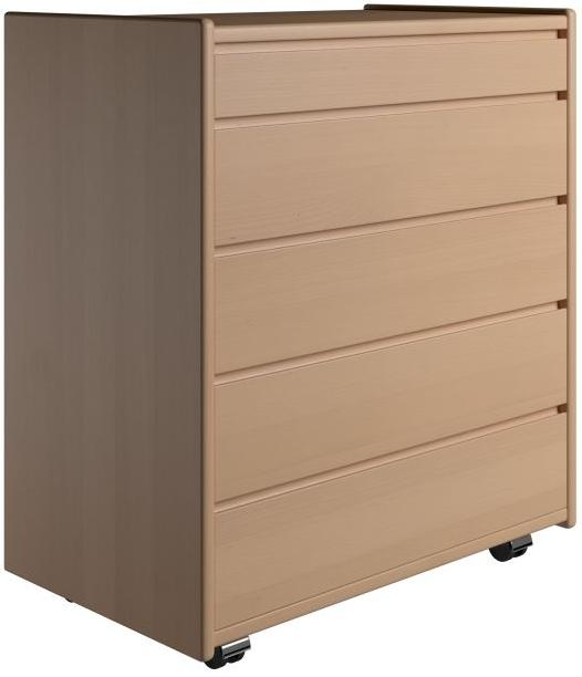 Elegant Krone 80 Kommode – Tidløs Opbevaring med 5 Skuffer