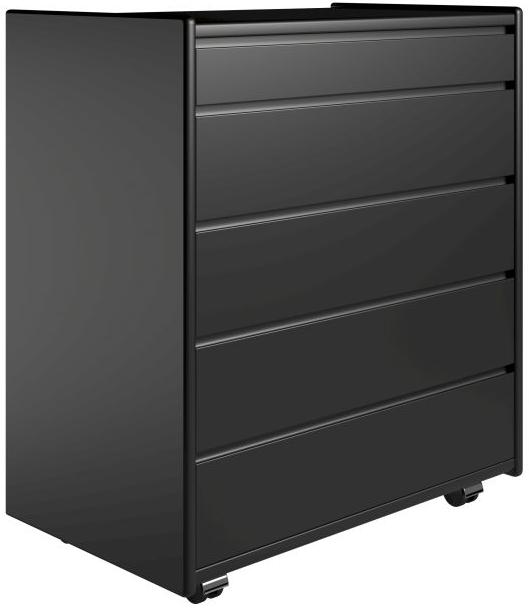 Elegant Sort Krone 80 Kommode - Stilfuld Opbevaring Tilbud