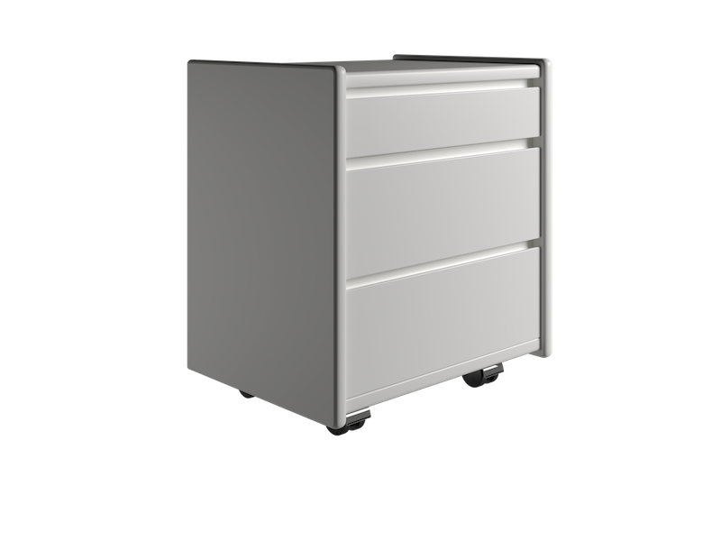 Krone Kommode 50 cm – Hvid, 3 Skuffer, Dansk Design Udsalg!