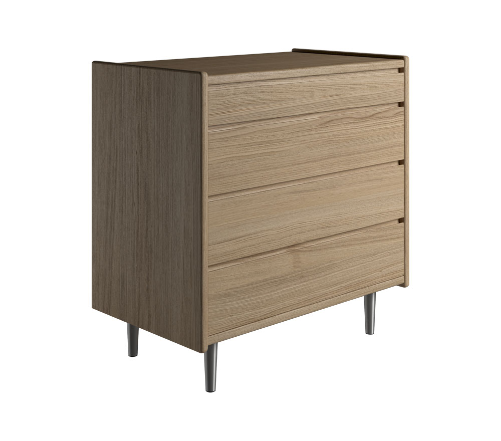 Elegant 4-skuffers kommode – Dansk design på udsalg!