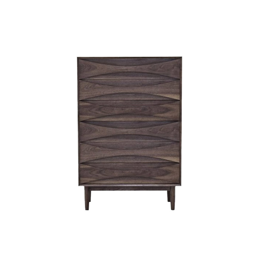 Arne Vodder Kommode Av03 ValnØd Olie Skuffer - Snedkergården Kommoder