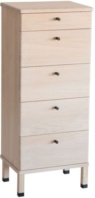 Hvid Kommode Oscarssons Mbel Cora Olieret Egetræ Skuffer H96 B40 D31 - Kommoder - 7331839035400