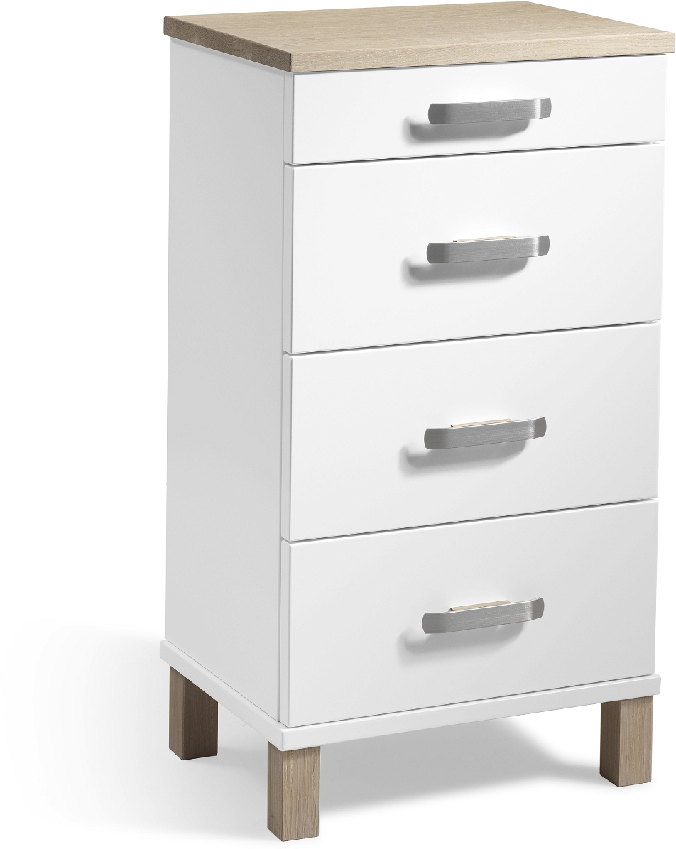 Hvid Kommode Oscarssons Mbel Nadja Olieret Skuffer 75x40x31 - Kommoder - 7331839033673